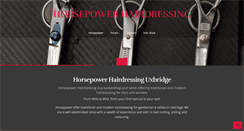 Desktop Screenshot of horsepowerhairdressing.co.uk
