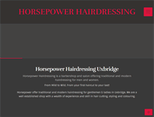 Tablet Screenshot of horsepowerhairdressing.co.uk